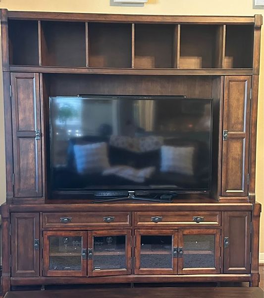 Entertainment Center, Solid Wood, Ashley
