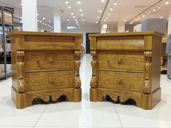 Wood nightstands