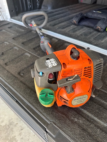 husqvarna, weed, eater, motor, yard