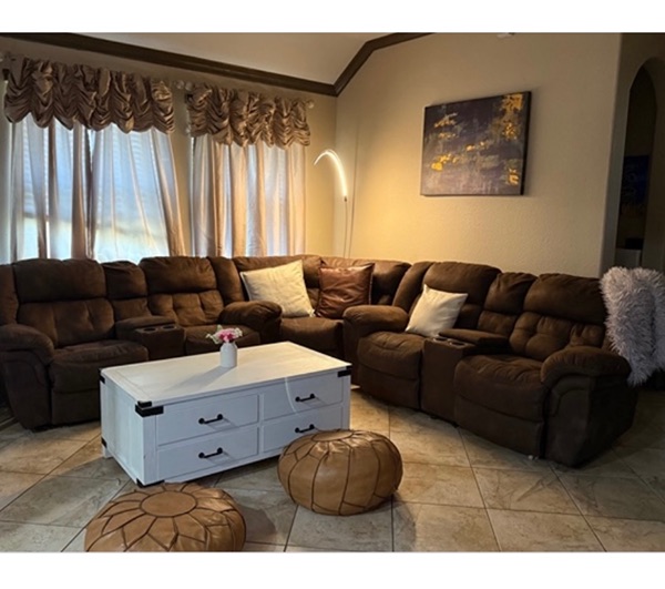 Gallery Furniture Microfiber Sectional Recliner