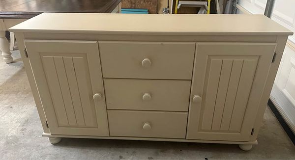 Server, Ashley, Buffet, Cream, Wood