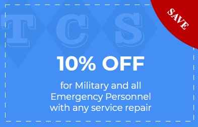 10% Off Any Repair Service for Military and Emergency Personnel