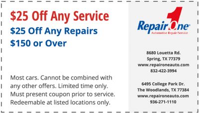 $25 Off Any Service $150 or Over