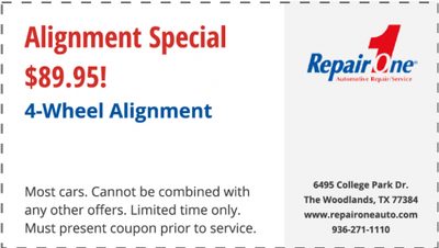 Alignment Special $89.95!