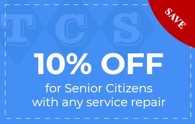 10% Off Service Repair for Senior Citizens