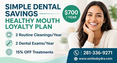 Healthy Mouth Loyalty Plan | $700 for a Year of Preventive Dental Care