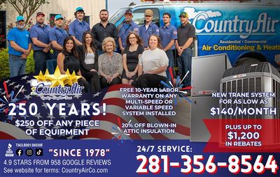 Woodlands HVAC Promotions for July