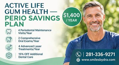 Affordable Periodontal Care in The Woodlands – $1,400 Perio Mouth Savings Plan