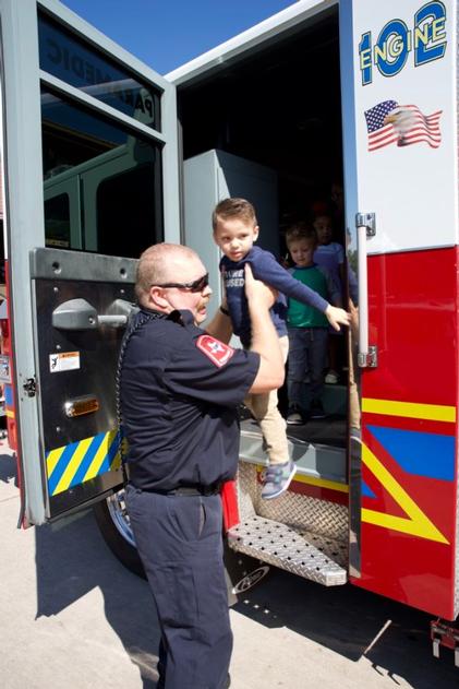Visit with the Fire Truck