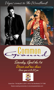 Dinner/Live Music Show with Common Ground