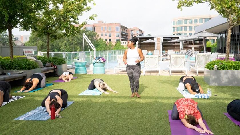 Rooftop Yoga