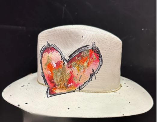 Encore Panama Fedora Hand-Painted Hat - Vimarsana News