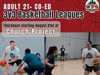 Co-Ed 3v3 Basketball Leagues at Church Project