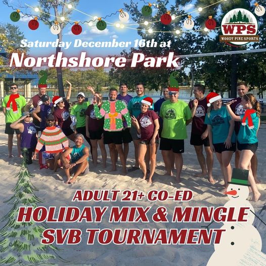 Holiday Mix and Mingle Sand Volleyball 4v4 Co-Ed Tournament