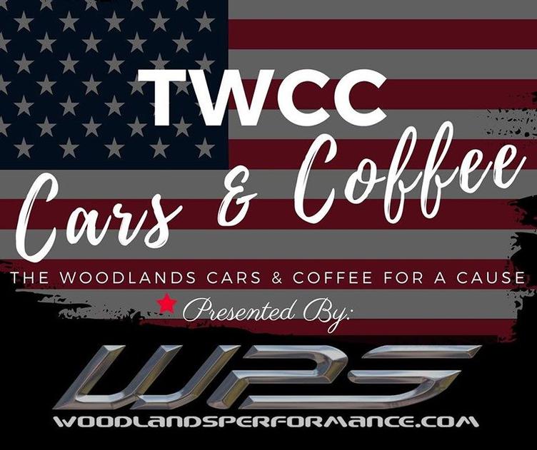 The Woodlands Cars Coffee for a Cause Charity Car Display Sun