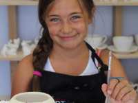 Summer Art Camp - Painting & Pottery Party! - Morning Camp - Ages 5 - 7