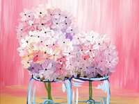Ages 12+ Class - Happy Hour ($36) Hydrangeas On Pink