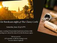 Bordeaux Night @ The Classy Cork Wine Room