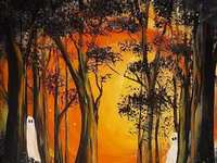 Frightful Forest Friends (Add A Candle) - Ages 12+ Class