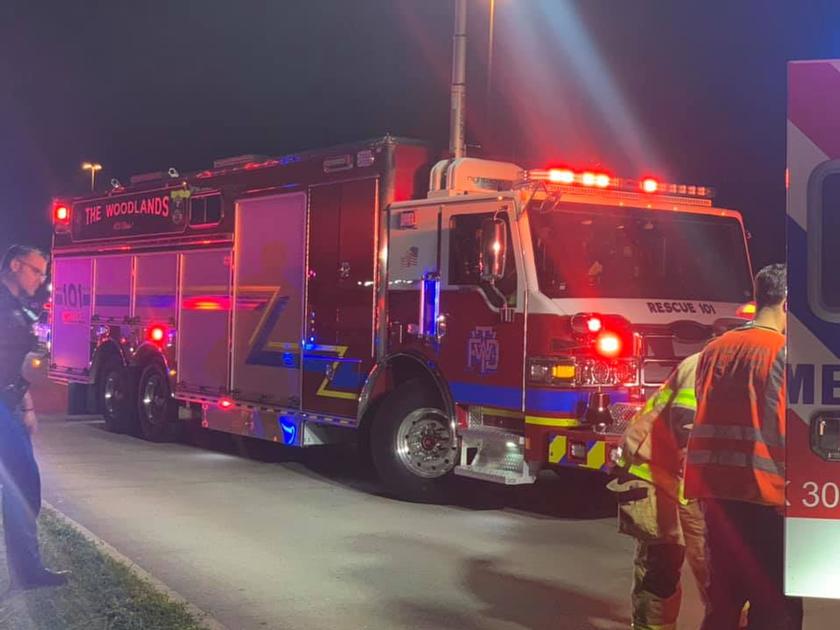 The Woodlands Fire Department respond to one vehicle collision at I-45 ...