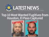 Top 10 Most Wanted Fugitives from Houston, El Paso Captured