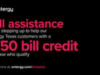 Entergy Texas offers bill credit to help customers with high bills