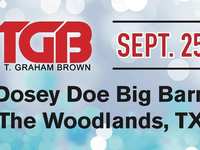 T. Graham Brown to Perform at Dosey Doe in The Woodlands, Texas on September 25 at 7 PM