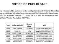 Notice of Public Sale #2