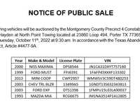 Notice of Public Sale #3