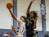 HS Boys Basketball: College Park Scores Intense Victory Over Conroe at Home