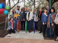 Woodlands Arts Council unveils its latest artistic beauty, the Give Back Bike Rack
