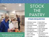The Woodlands Area Chamber of Commerce teams up with Family Promise of Montgomery County for Stock the Pantry Donation Drive