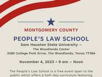 Free “People’s Law School” to Feature Volunteer Attorneys and Legal Experts  to Educate the Community about the Legal System and their Rights on Nov.
