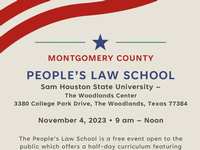 “People’s Law School” to Feature Volunteer Attorneys and Legal Experts to Educate the Community about the Legal System and their Rights on Nov. 4.