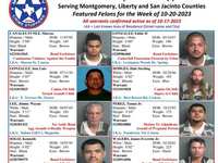 Montgomery County Featured Felons for 10/20/2023