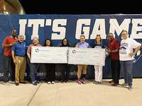 Lone Star College-Montgomery Awards $1500 Scholarship to Conroe I.S.D. Students During Football Game