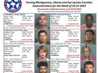 Montgomery County Featured Felons for 10/27/2023