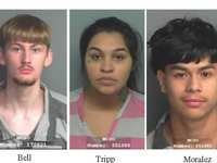 MCTX Sheriff Arrests Three for Burglary of a Vehicle, Theft of a Firearm and Evading Arrest