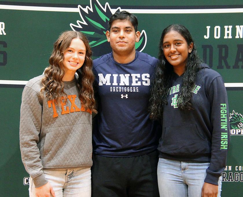 Three Cooper Athletes Commit to Compete at College Level at November Signing Day
