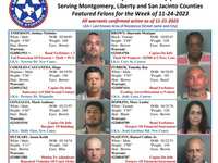 Montgomery County Crime Stoppers Featured Felons For 11/24/2023