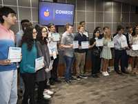 Conroe ISD National Merit Scholarship Semifinalists Recognized by Board of Trustees