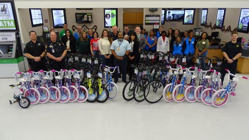 Operation Blue Elf transforms local law enforcement into Santa’s helpers delivering hundreds of bicycles to underprivileged youth