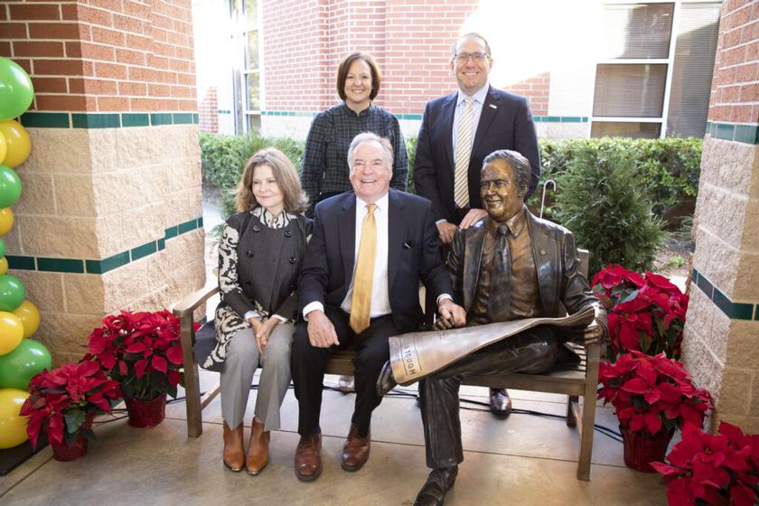Howard Hughes Honors Coulson Tough With Life-Sized Sculpture at Namesake Elementary