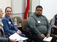 Local business and nonprofit leaders present panel discussion on relationships