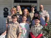 Local Scouts Help Montgomery Historical Society