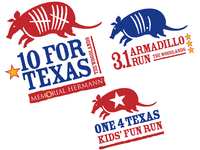 Registration is now open for the Memorial Hermann 10 for Texas, 3.1 Armadillo Run 5K, and One 4 Texas Kids' Fun Run, happening Oct, 5