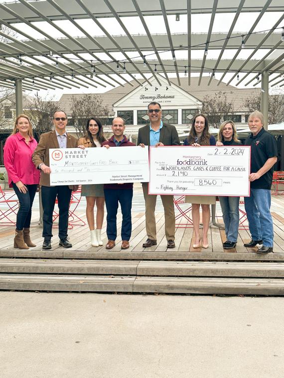 Market Street The Woodlands donates more than $12K to the Montgomery County Food Bank
