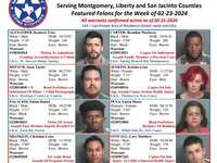 Montgomery County Crime Stoppers Featured Felons For 02/23/2024