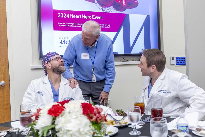 Dr. Lucas Duvall (left) Jeff Westergren (Center) Dr. Michael Koeckert