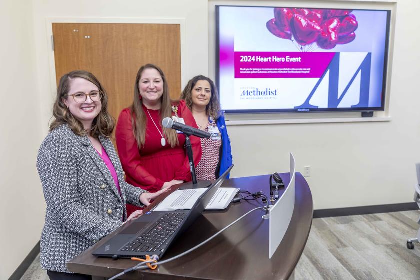 Kathryn Hobbs (left), Courtney Shaw (Center) Monica Rodriguez (right)